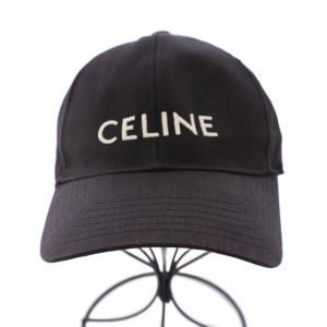 CELINE キャップ M ブラック