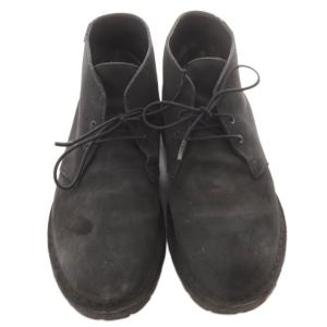 Clarks BEAMS チャッカブーツ ショートブーツ 黒 グレー /SR