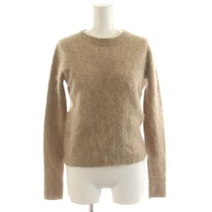 ニット セーター 長袖 カシミヤ 茶 ブラウン 3513-299-1402 /AN57