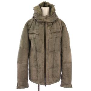 マイクロスエードダウンジャケット LL グレー TBL-6607