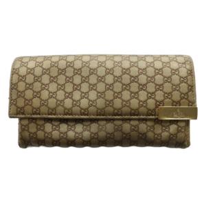 長財布 二つ折り財布 グッチシマ ゴールドカラー /SS OS