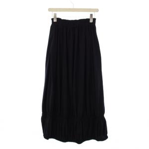 ENFOLD GATHER SKIRT ギャザースカート フレア ロング 36 ダークネイビー 300GS231-1400