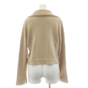 FOXEY ニットカーディガン ウール 42 ベージュ