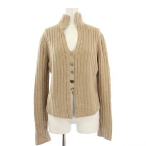 カシミヤニットカーディガン ベージュ