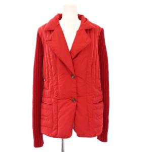 ニットジャケット 44 レッド