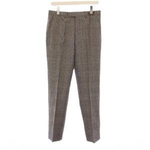 スラックス グレンチェック 46 グレー 707294