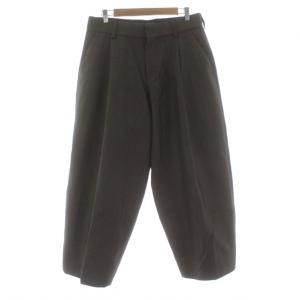 24AW ワイドパンツ ヘリンボーン 2 ブラウン 24WCM-P11110