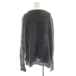 ARMANI COLLEZIONI ニット セーター 長袖 ウール グレー /AN54