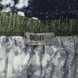 DIESEL ロングスカート S マルチカラー 総柄 ウエストゴム /RR