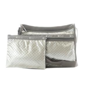 ショルダーバッグ シルバーカラー ポーチ付き /RI OS