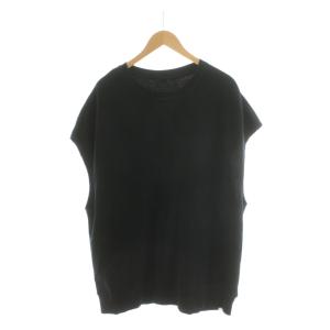 PEACE COTTON KATSU VEST ニットベスト プルオーバー コットン 3 黒 ブラック