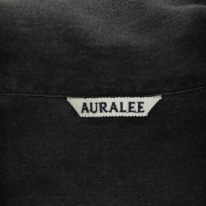 AURALEE 24SS SELVEDGE SUPER LIGHT DENIM HALF SLEEVED SHIRT
