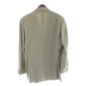 YVES SAINT LAURENT テーラードジャケット ブレザー 44 グレー ベージュ ダブルブレスト 長袖 /AP