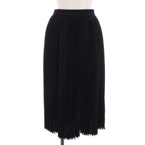 24SS REFINED PLEATS PILIL プリーツスカート ロング S32 紺 ネイビー 03-4107311-895-932