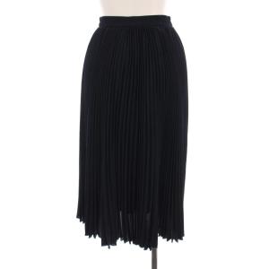 theory luxe 24SS REFINED PLEATS PILIL プリーツスカート ロング S32 紺 ネイビー 03-4107311-895-932