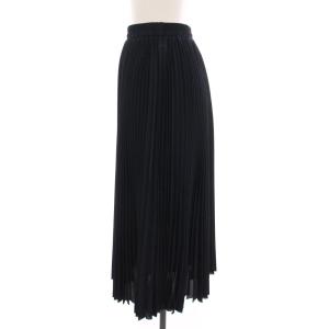theory luxe 24SS REFINED PLEATS PILIL プリーツスカート ロング S32 紺 ネイビー 03-4107311-895-932