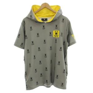 パーカー Tシャツ 半袖 ポリエステル スカル ウサギ S グレー PB-GV-74547 /G