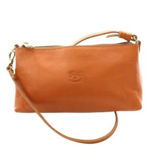 ショルダーバッグ レザー 茶 ブラウン /SS OS