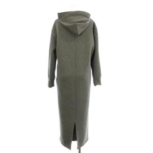 JUSGLITTY 24AW スウェット パーカー ワンピース ロング 裏起毛 長袖 2 グレー 4446145 /G