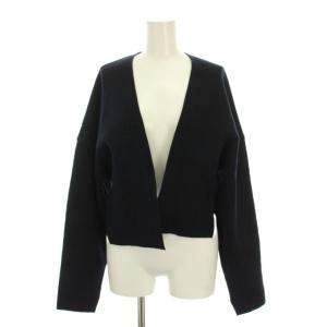 カーディガン ニット 羽織り 長袖 38 紺 /YM