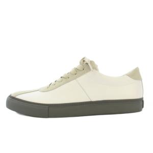 コンビ レザー スニーカー スエード US9 白 グレー 1431-199-8647 /TK