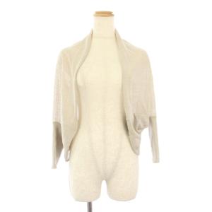 Bolero Half Moon ニットカーディガン ベージュ 40754