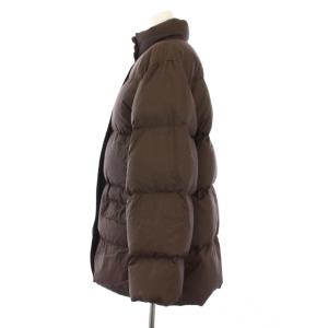 Salvatore Ferragamo ダウンコート アウター スタンドカラー ミドル丈 L 茶 /KH