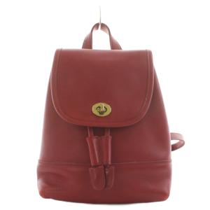 オールドコーチ リュックサック デイバッグ レザー 赤 レッド 9960 /AN2