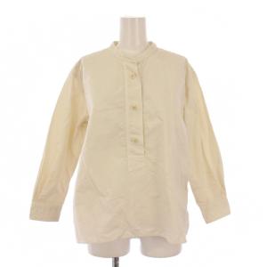 SOFT HOPSACK P/O SHIRT ソフトホップサックプルオーバーシャツ ブラウス 長袖 ハーフボタン