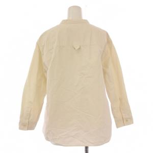 MHL. SOFT HOPSACK P/O SHIRT ソフトホップサックプルオーバーシャツ ブラウス 長袖 ハーフボタン