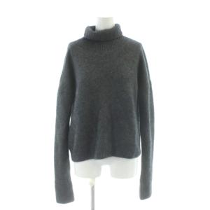 ニット セーター 長袖 タートル グレー /AP