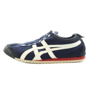 MEXICO 66 SLIP-ON スリッポン US5.5 24cm 紺 ネイビー 白 ホワイト /SS