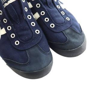 Onitsuka Tiger MEXICO 66 SLIP-ON スリッポン US5.5 24cm 紺 ネイビー 白 ホワイト /SS