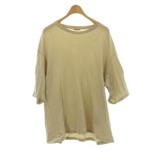 Tシャツ 4 ベージュ 無地 ラウンドネック 五分袖 /JP