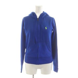 ジップアップパーカー 長袖 XS 紺 ネイビー /RR