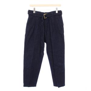 LONG BELT TAPERED PANTS ロングベルトテーパードパンツ デニム ジーンズ ジップフライ