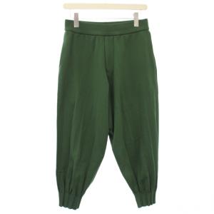 イージーパンツ ニット プリーツ 1 緑 グリーン ME93KF198 /TK