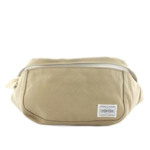 吉田カバン ビート BEAT ウエストバッグ ボディバッグ ロゴ ベージュ /AN9