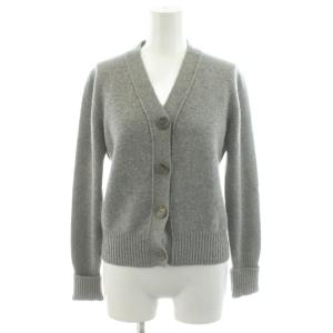 カーディガン カシミヤ グレー /AN44