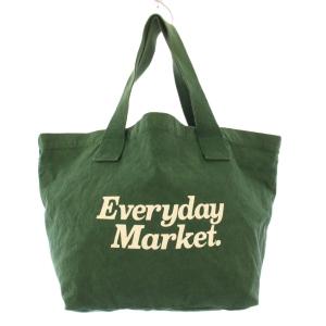 SKIN MARKET TOTE bag マーケットトートバッグ ハンドバッグ キャンバス ロゴ プリント