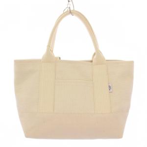 SASICCO別注 ミニトートバッグ ハンドバッグ ワンカラー 切替 キャンバス F アイボリー タグ付き