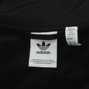 adidas Originals トラックジャケット ブルゾン ジャージ ジップアップ ロゴ刺繍 L 黒 ブラック IK9148 /KU