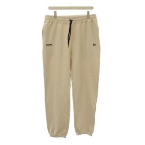 未使用品 スウェットパンツ XL アイボリー ドローストリング リブ裾 フルレングス /JP