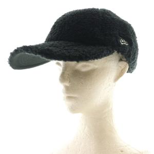 NEW ERA ボアキャップ 帽子 黒 ブラック /SS OS