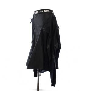 NIKE SACAI 再構築ナイロンスカート 変形 M ブラック CD6299-012