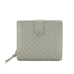 イントレチャート 二つ折り財布 小銭入れ レザー 白 ホワイト 121059 /AN23 OH