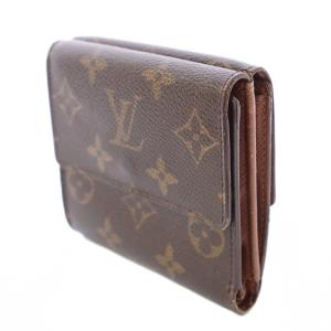 LOUIS VUITTON モノグラム ポルトモネビエカルトクレディ 三つ折り財布 コンパクトウォレット スクエア キャンバス ロゴ