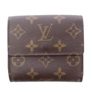 LOUIS VUITTON モノグラム ポルトモネビエカルトクレディ 三つ折り財布 コンパクトウォレット スクエア キャンバス ロゴ