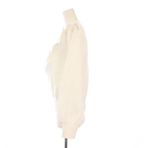 ADORE タグ付き 23SS ラッフルニット カットソー 長袖 38 白 531-3170313 /KH