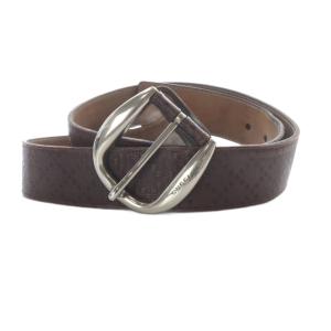 ベルト レザー 総柄 茶色 ブラウン /SR OH